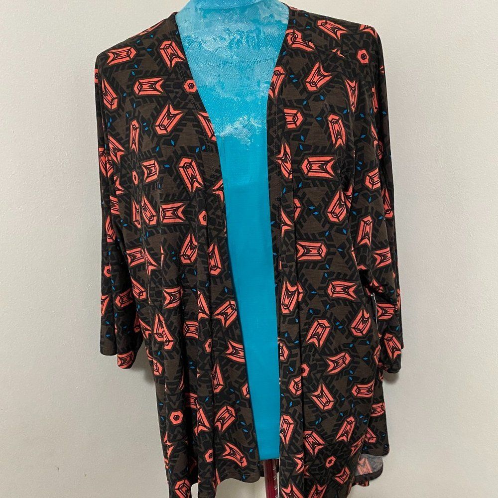 NWT Lula Roe Lindsay Boho  Womens Cardigan Size Large